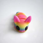Rainbow Flexi-Bunnies Fidget by The Midori House Pink Rainbow 