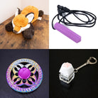 Fox Plush With Chewelry + Fidgets Bundle Purple Mystic 
