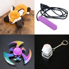 Fox Plush With Chewelry + Fidgets Bundle Purple Shuriken 
