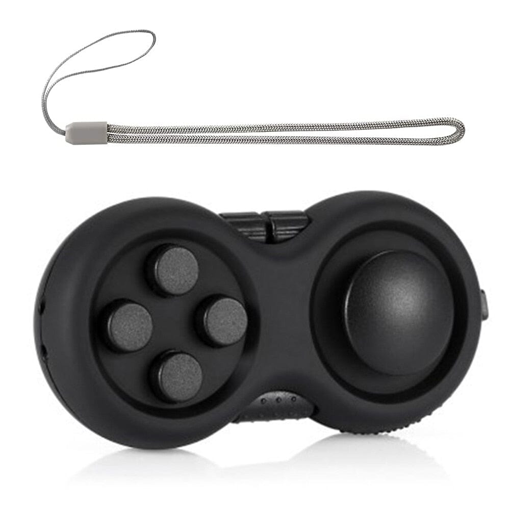 Game Controller Fidget Stim Toy All Black 