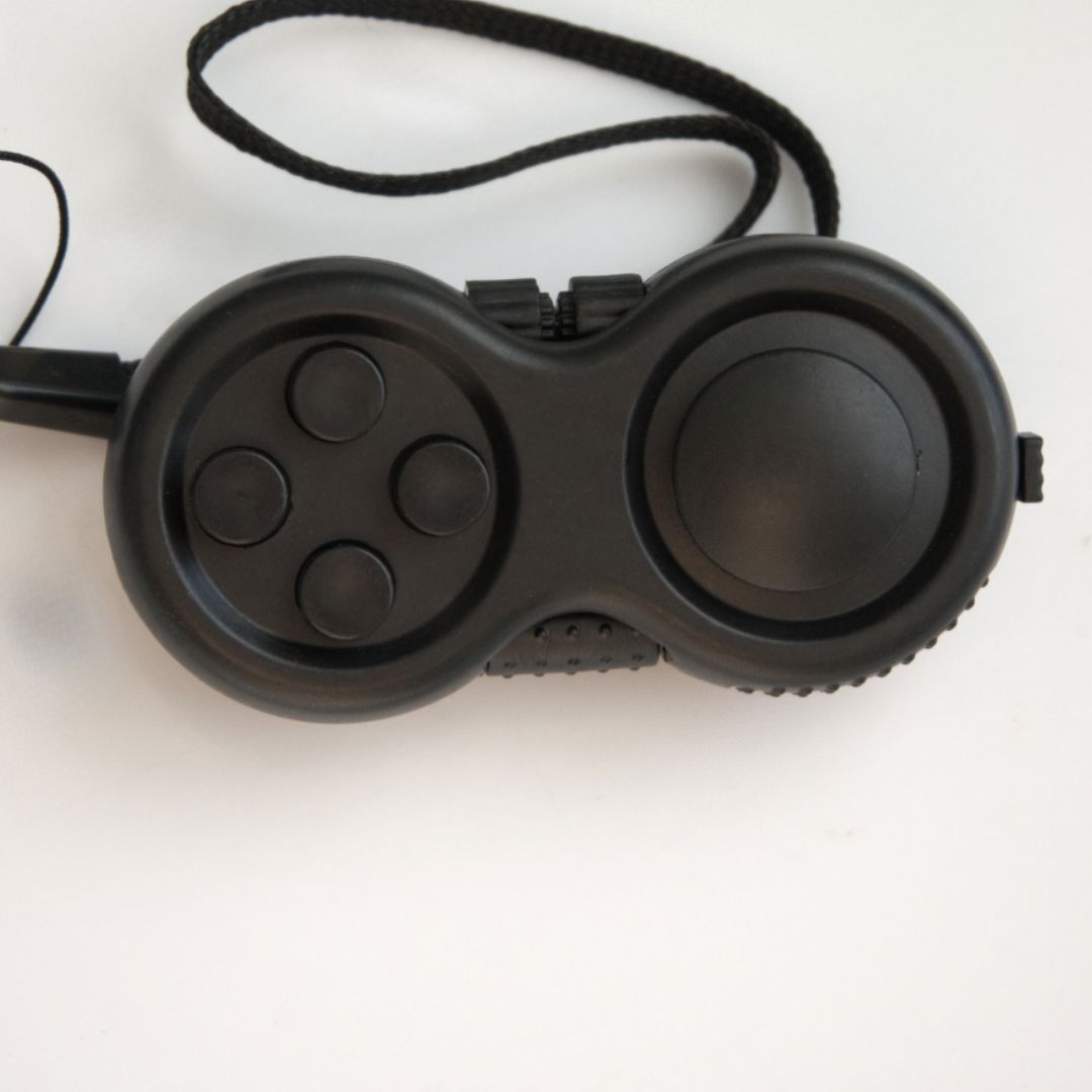 Game Controller Fidget Toy All Black 