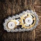 Gear Chain Fidget Toy Gold 
