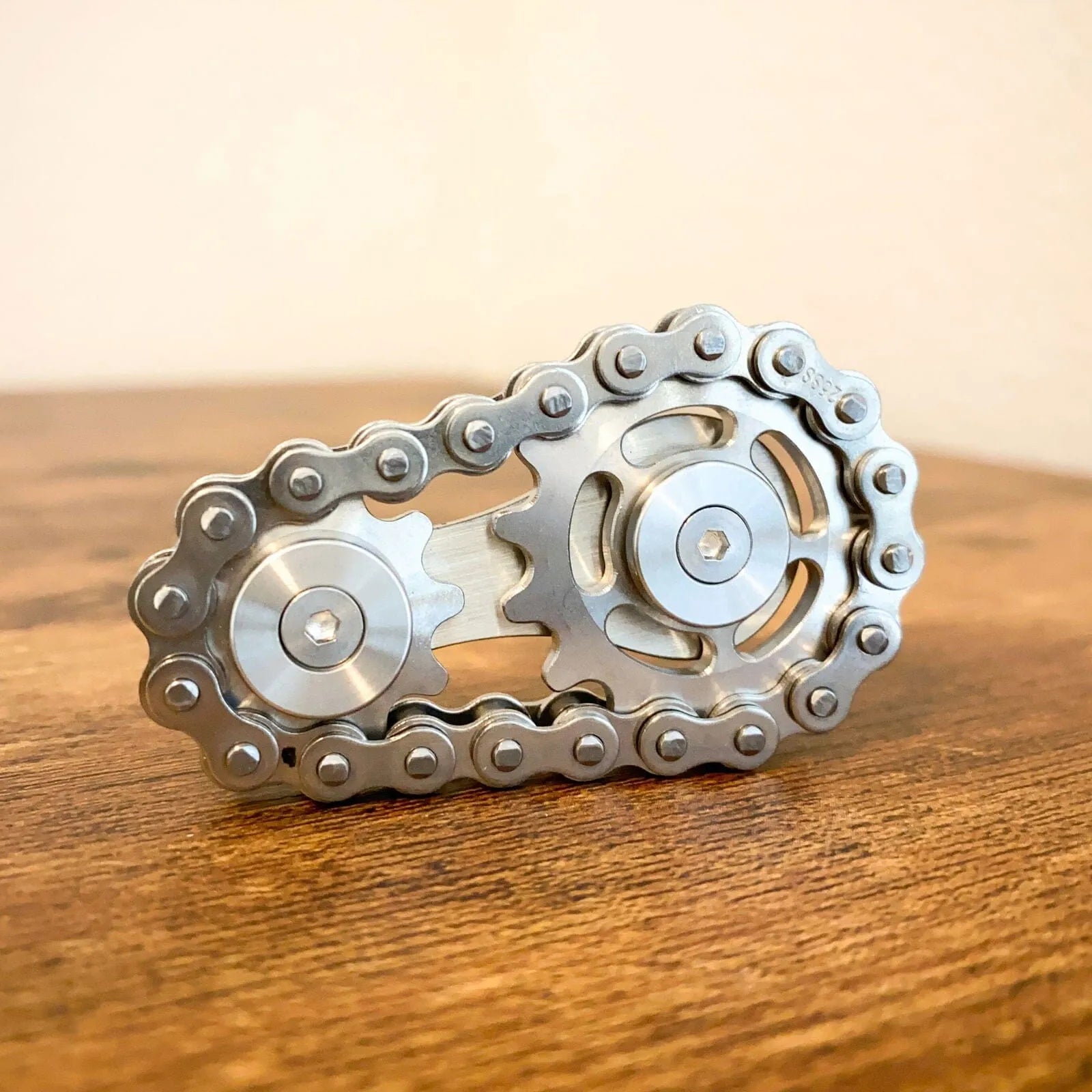 Gear Chain Fidget Stim Toy Silver 