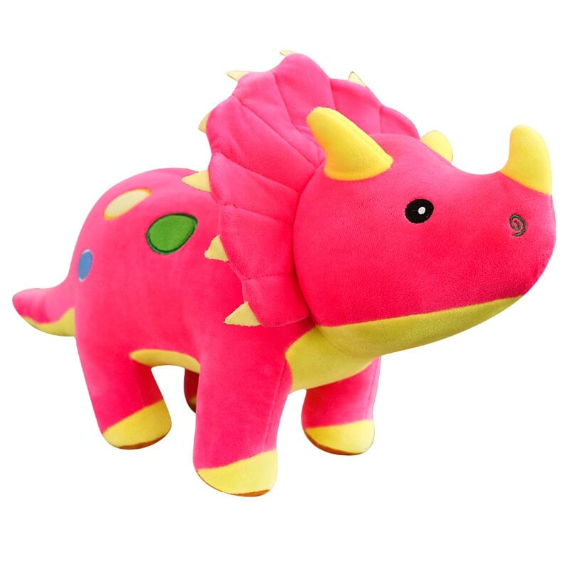 Triceratops Dinosaur Plush The Autistic Innovator Small Red 
