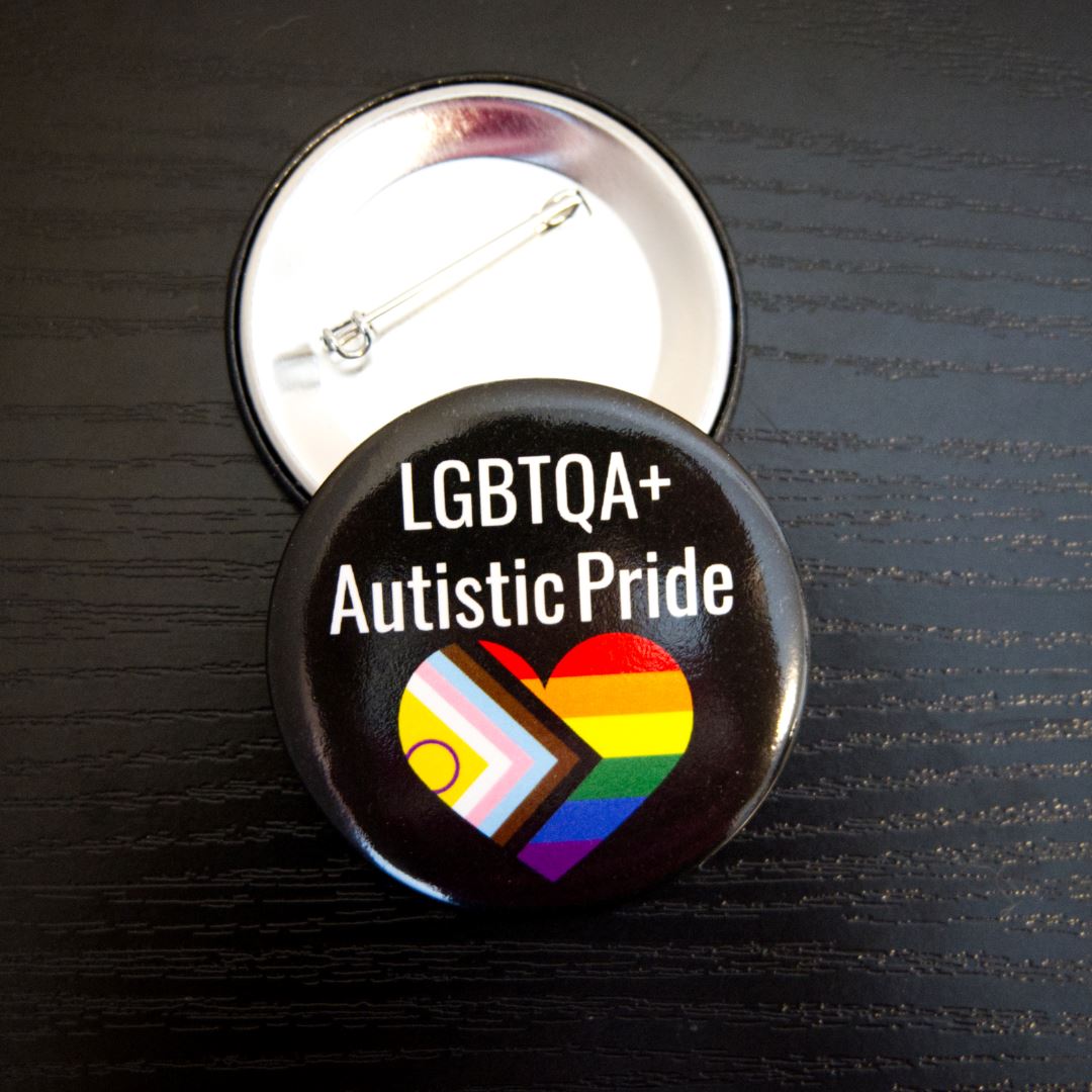 LGBTQA+ Autistic Pride Pin The Autistic Innovator 