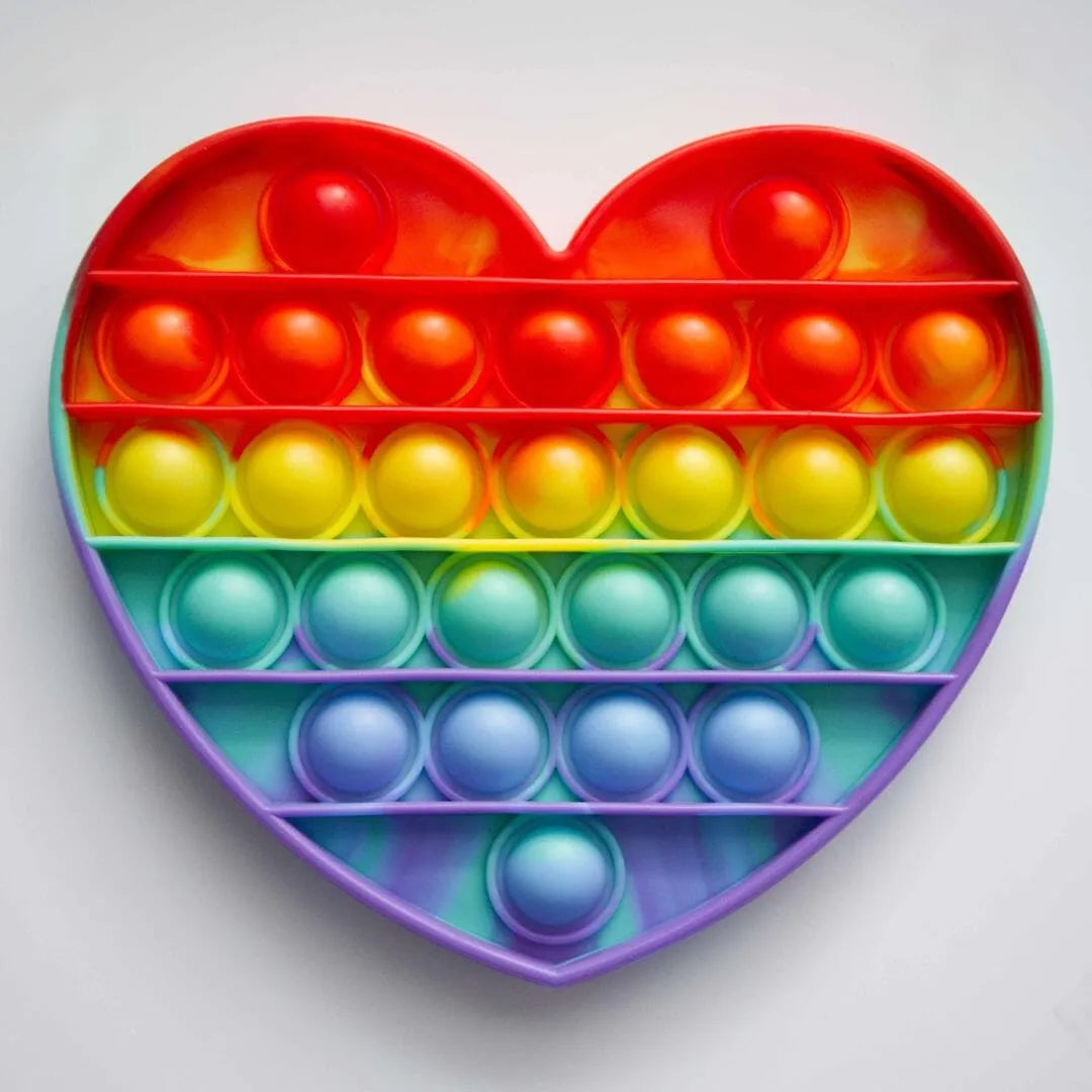 Bubble Wrap Fidget Toy (Large) Heart 