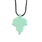 Leaf Pendant Chew Necklace 