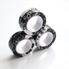 Magnetic Rings Fidget Toy Black & White Graffiti 