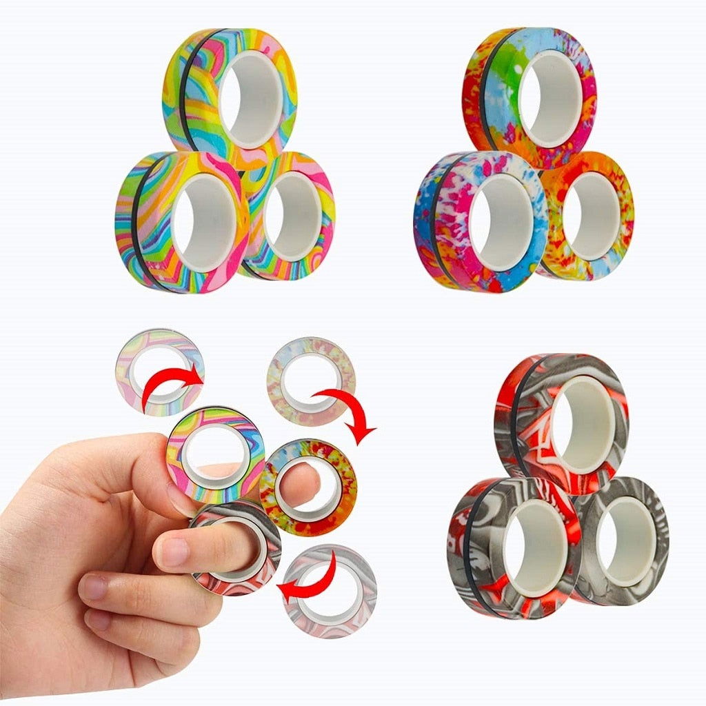 Magnetic Rings Stim Toy - The Autistic Innovator