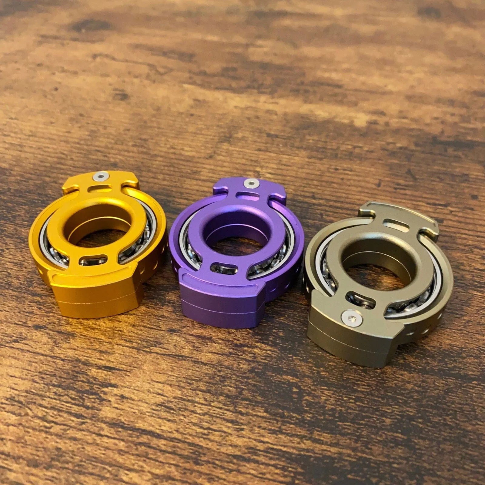 Metal Fingertip Fidget Spinner Stim Toy 