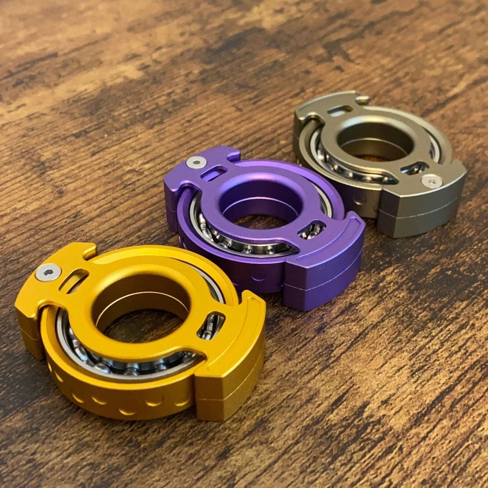 Metal Fingertip Fidget Spinner Stim Toy 