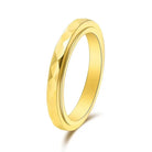 Minimalist Spinner Fidget Ring Gold 5 