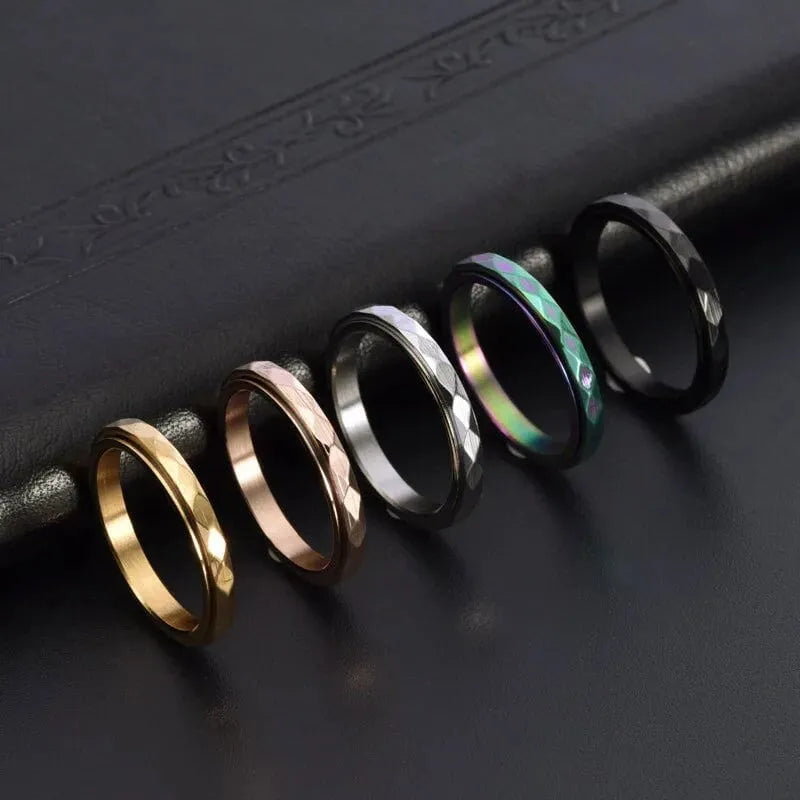 Minimalist Spinner Fidget Ring 