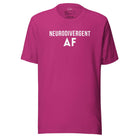 Neurodivergent AF Unisex t-shirt - The Autistic Innovator