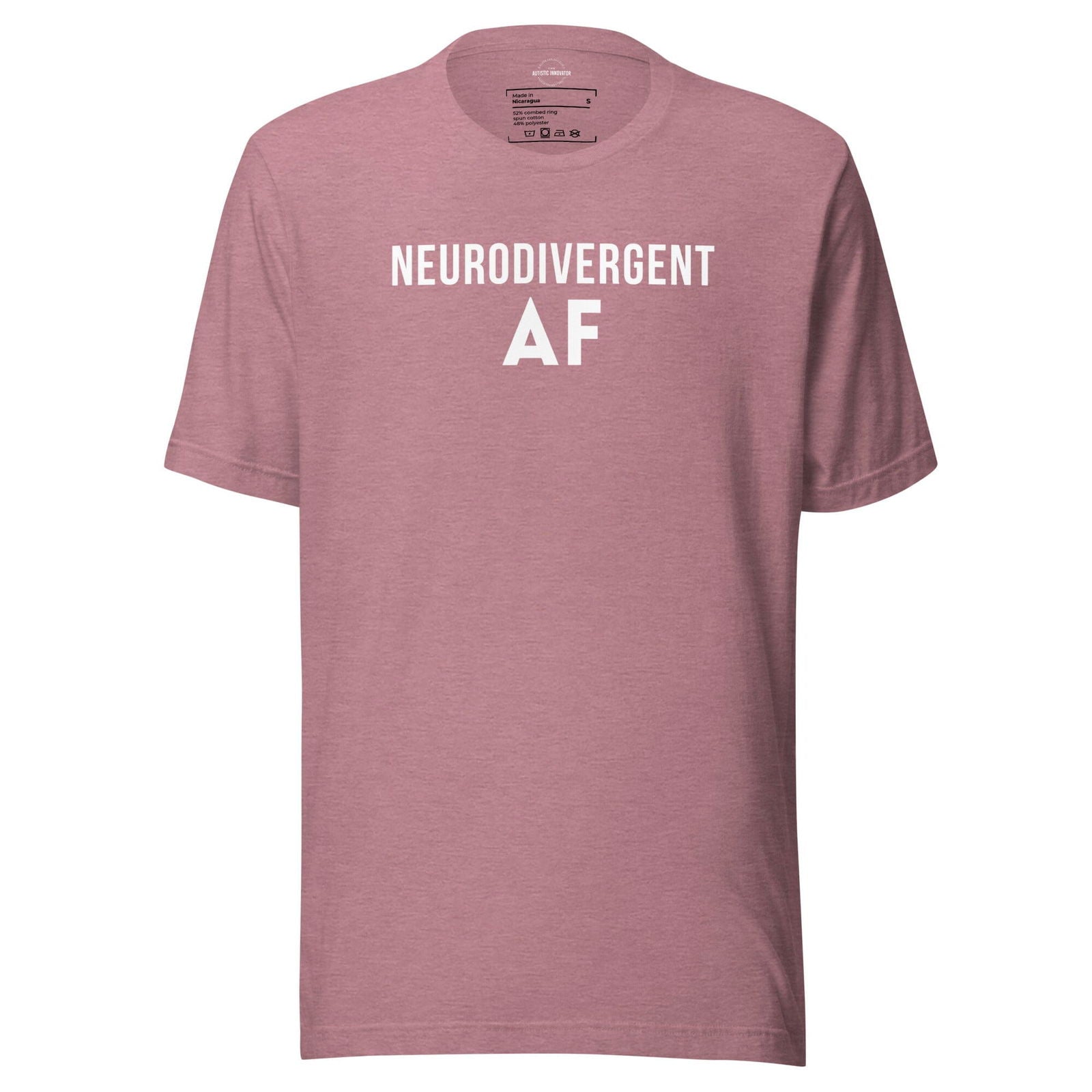 Neurodivergent AF Unisex t-shirt - The Autistic Innovator