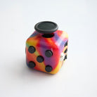 Push Button Fidget Cube Purple Watercolor 