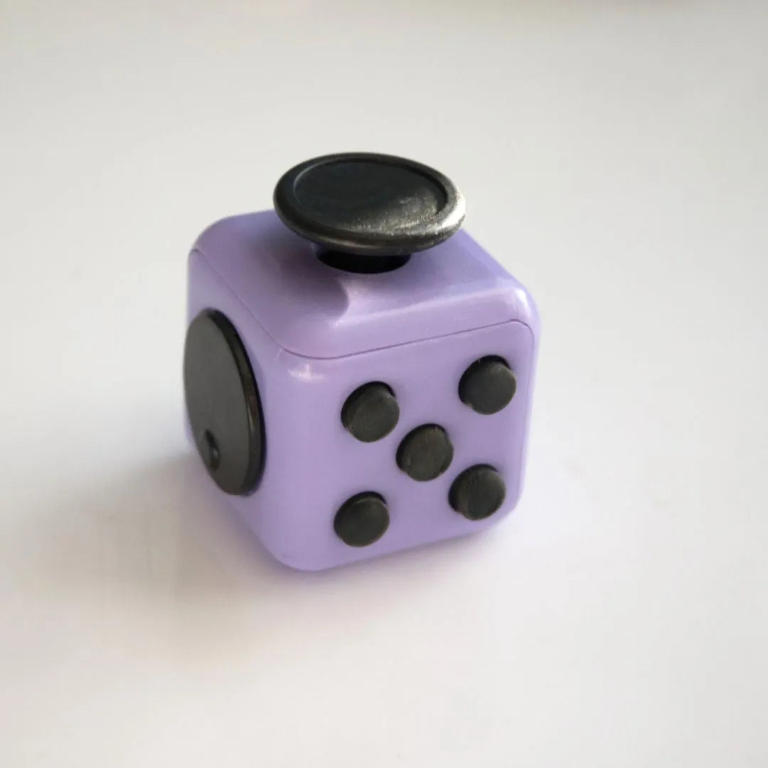 Push Button Fidget Cube Purple 
