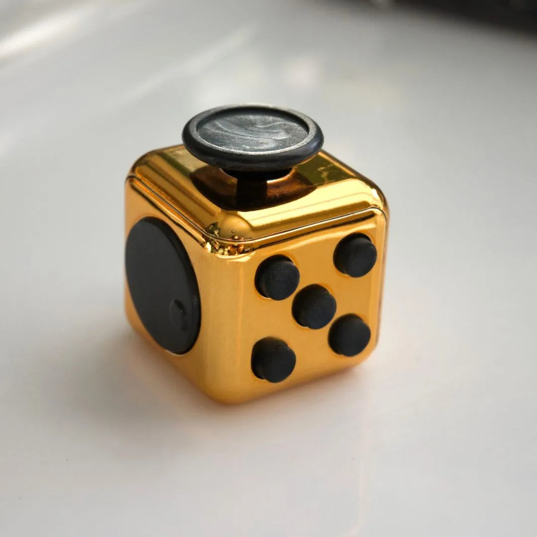 Push Button Fidget Cube Copper 