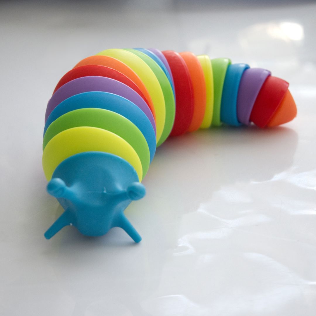 Slug Fidget Toy Aquamarine 