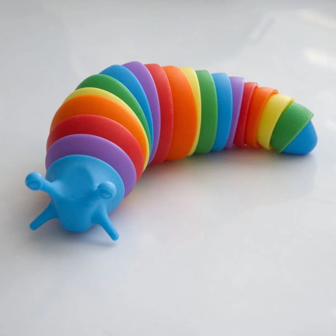 Slug Fidget Toy Blue 