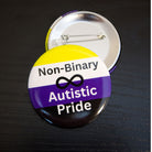 Non-Binary Autistic Pride Pin - The Autistic Innovator