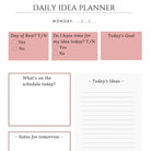 Printable Daily & Weekly Idea Planner 