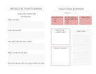 Printable Daily & Weekly Idea Planner 