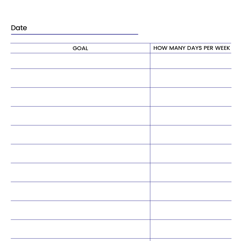 Printable Weekly Planner - The Autistic Innovator