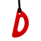 Protractor Chew Necklace Red 