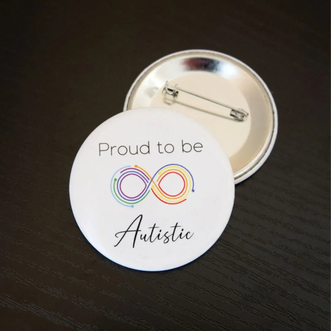 Proud to Be Autistic Pin 
