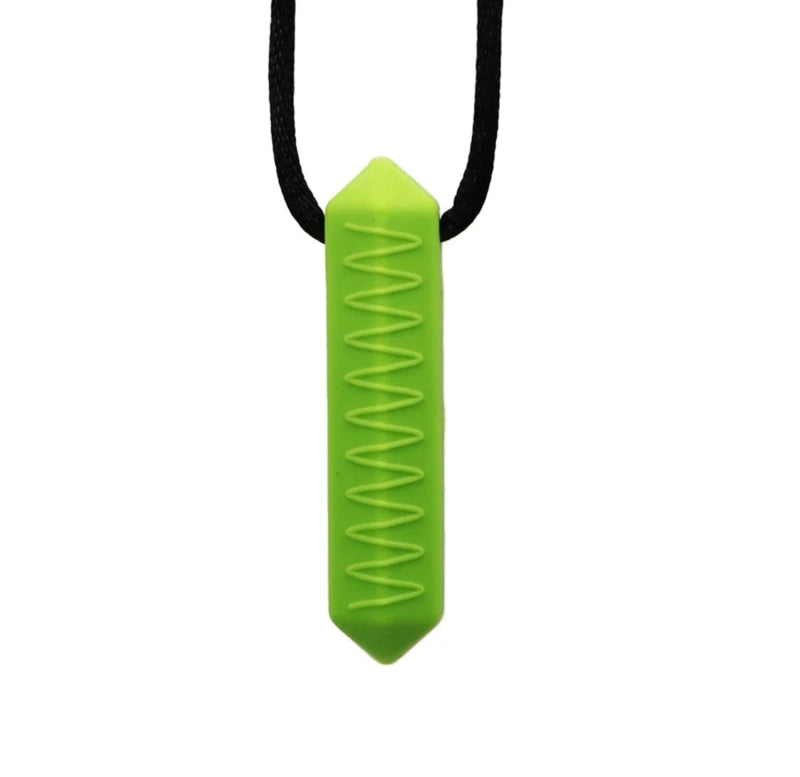 Mini Prism Chew Necklace The Autistic Innovator Green 