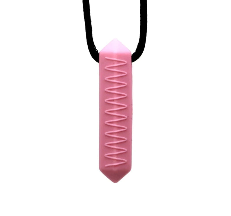 Mini Prism Chew Necklace The Autistic Innovator Pink 