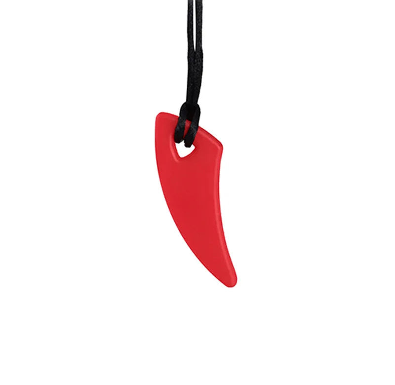 Arrowhead Chew Necklace The Autistic Innovator Red 
