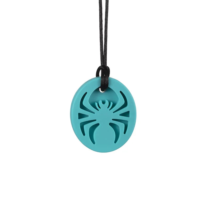 Spider Chew Necklace The Autistic Innovator Turquoise 