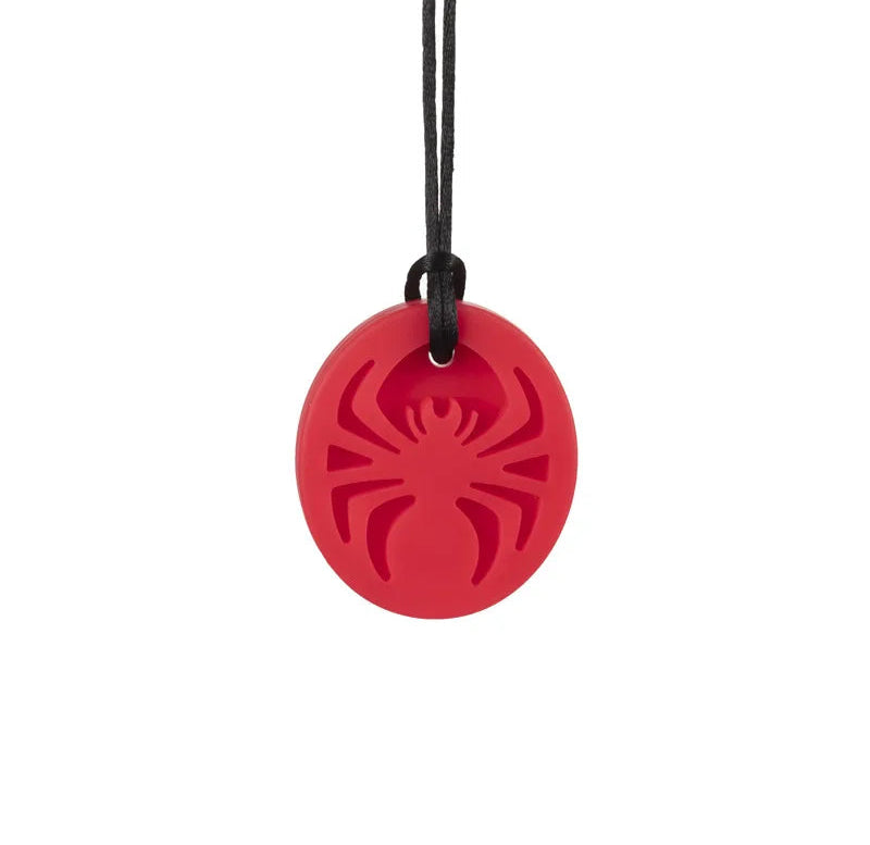 Spider Chew Necklace The Autistic Innovator Red 