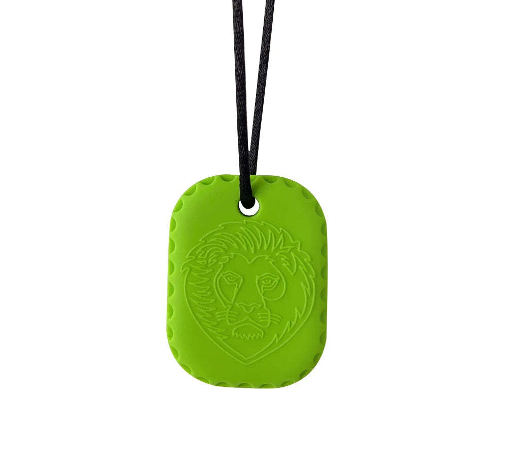 Lion Chew Necklace The Autistic Innovator Green 