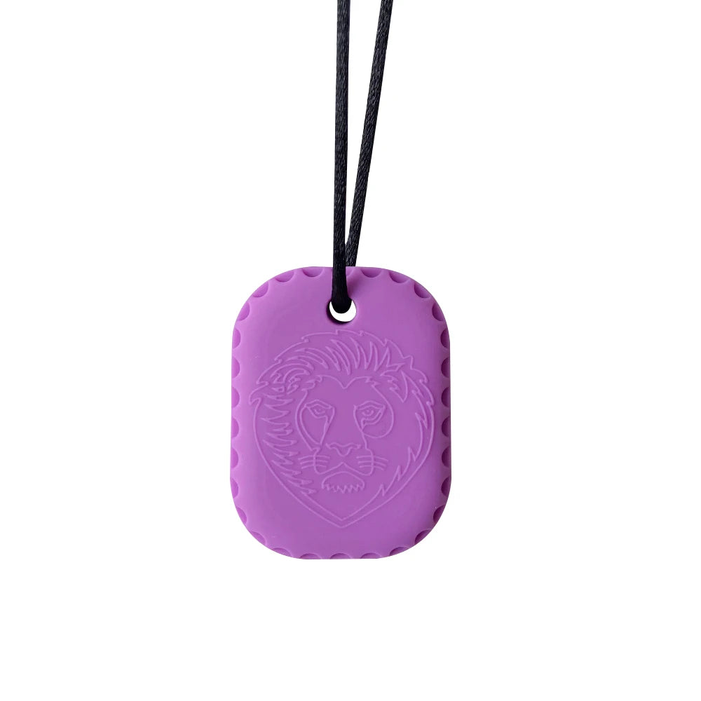 Lion Chew Necklace The Autistic Innovator Purple 