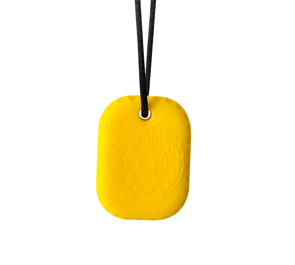 Lion Chew Necklace The Autistic Innovator Yellow 
