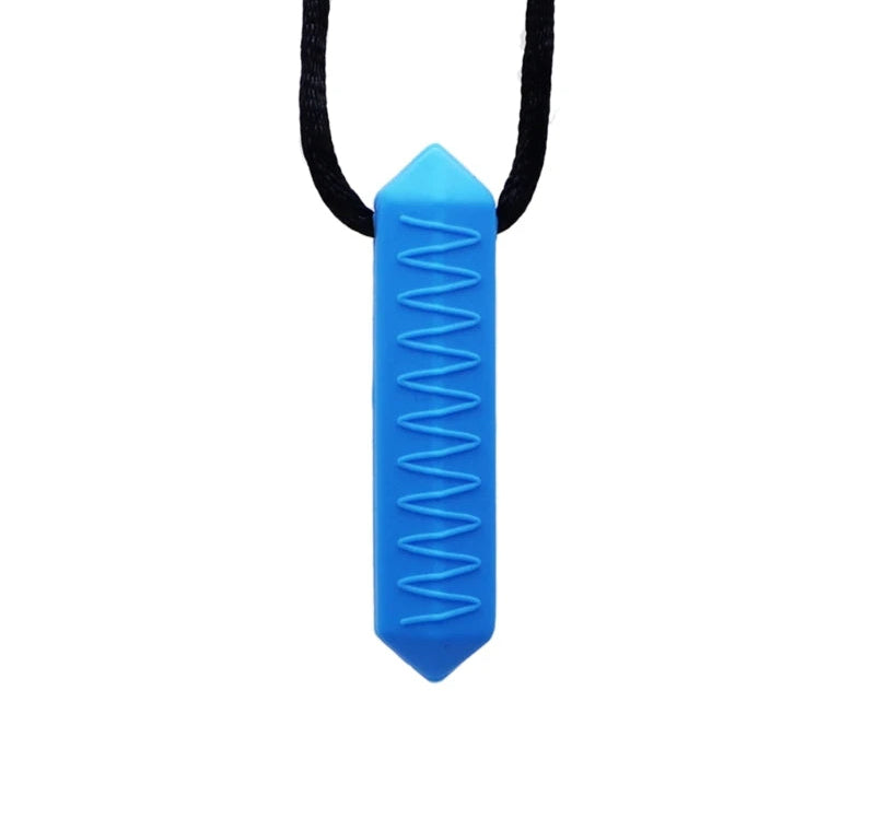 Mini Prism Chew Necklace The Autistic Innovator Blue 