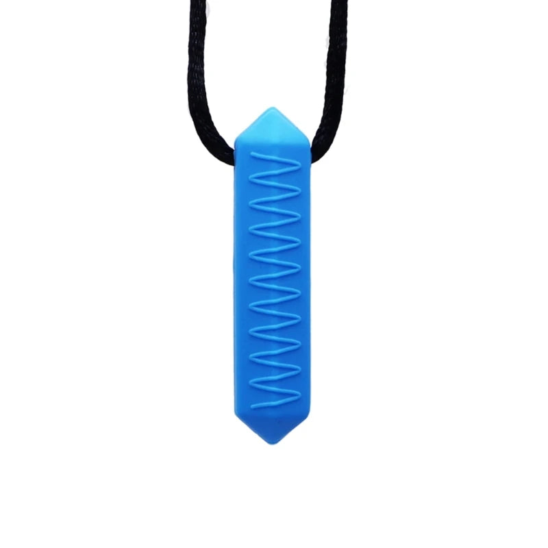 Mini Prism Chew Necklace The Autistic Innovator Blue 