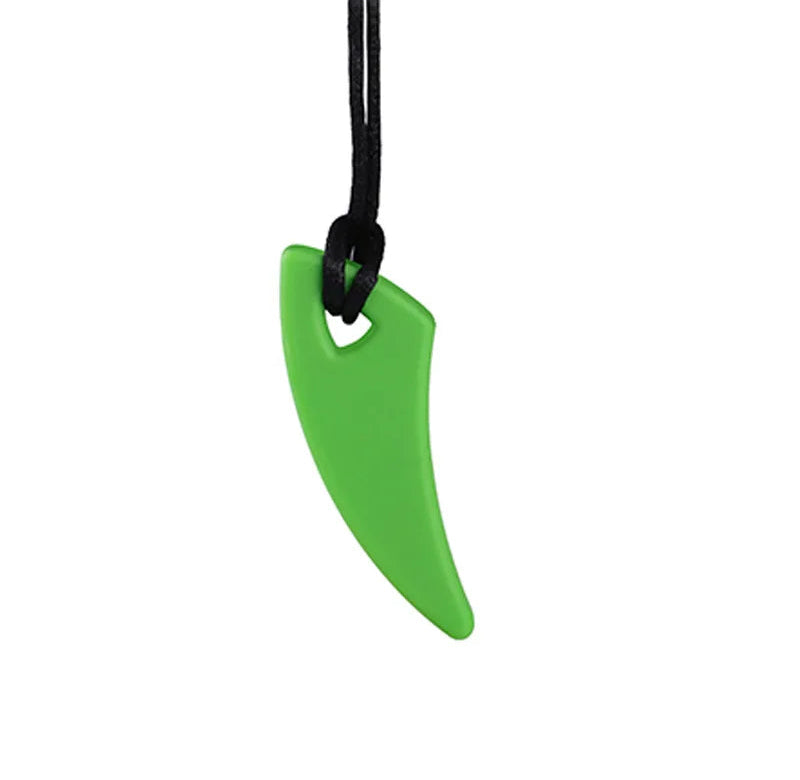 Arrowhead Chew Necklace The Autistic Innovator Green 
