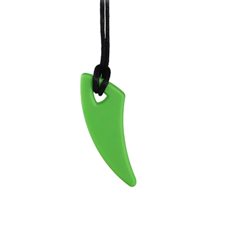 Arrowhead Chew Necklace The Autistic Innovator Green 