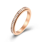 Eternity Band Spinner Ring The Autistic Innovator Rose gold 5 