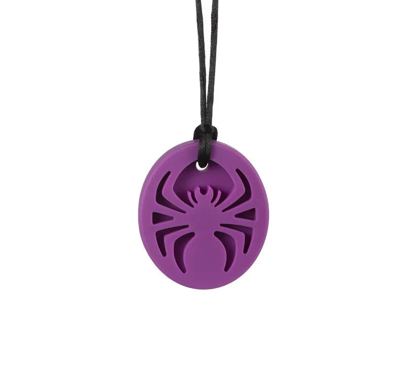 Spider Chew Necklace The Autistic Innovator Purple 