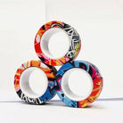 Magnetic Rings Stim Toy The Autistic Innovator Graffiti 