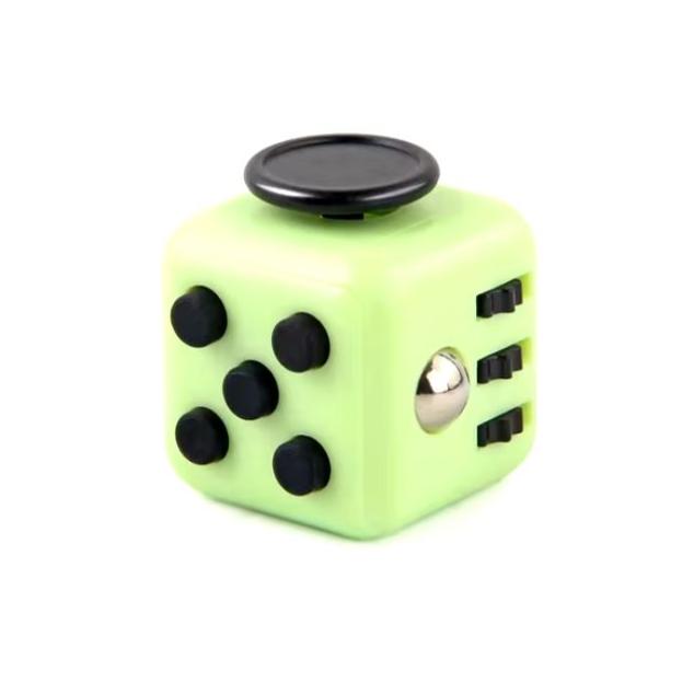 Push Button Fidget Cube Green 