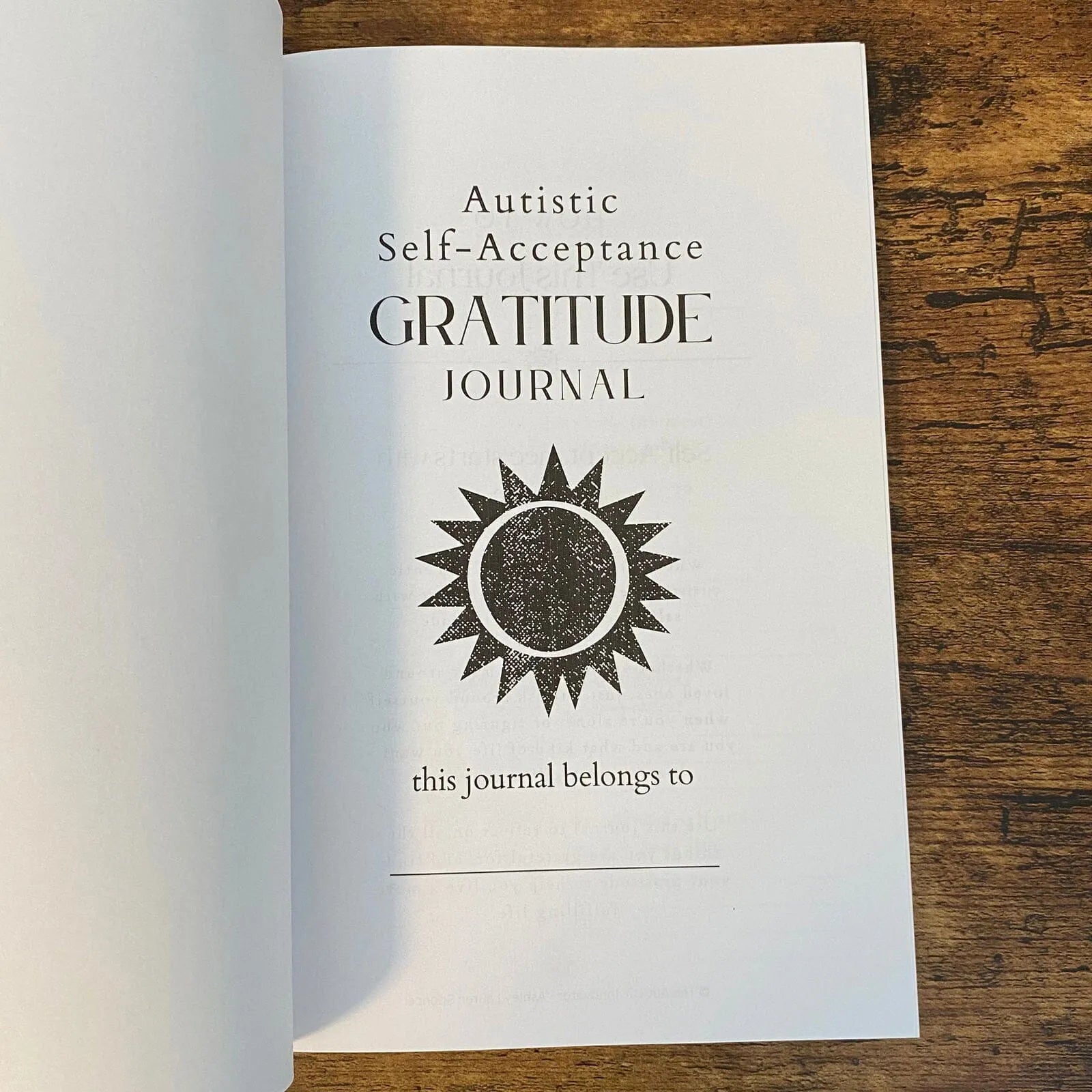 Self-Acceptance Gratitude Journal 