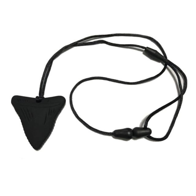 Shark Tooth Pendant Chew Necklace - The Autistic Innovator