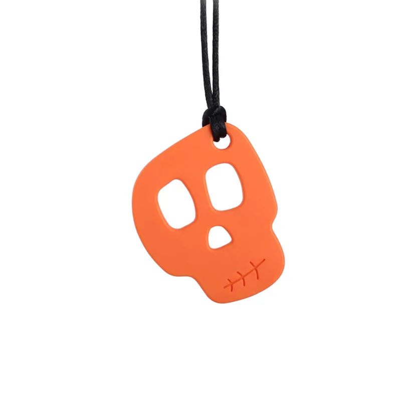 Skull Chew Necklace - The Autistic Innovator