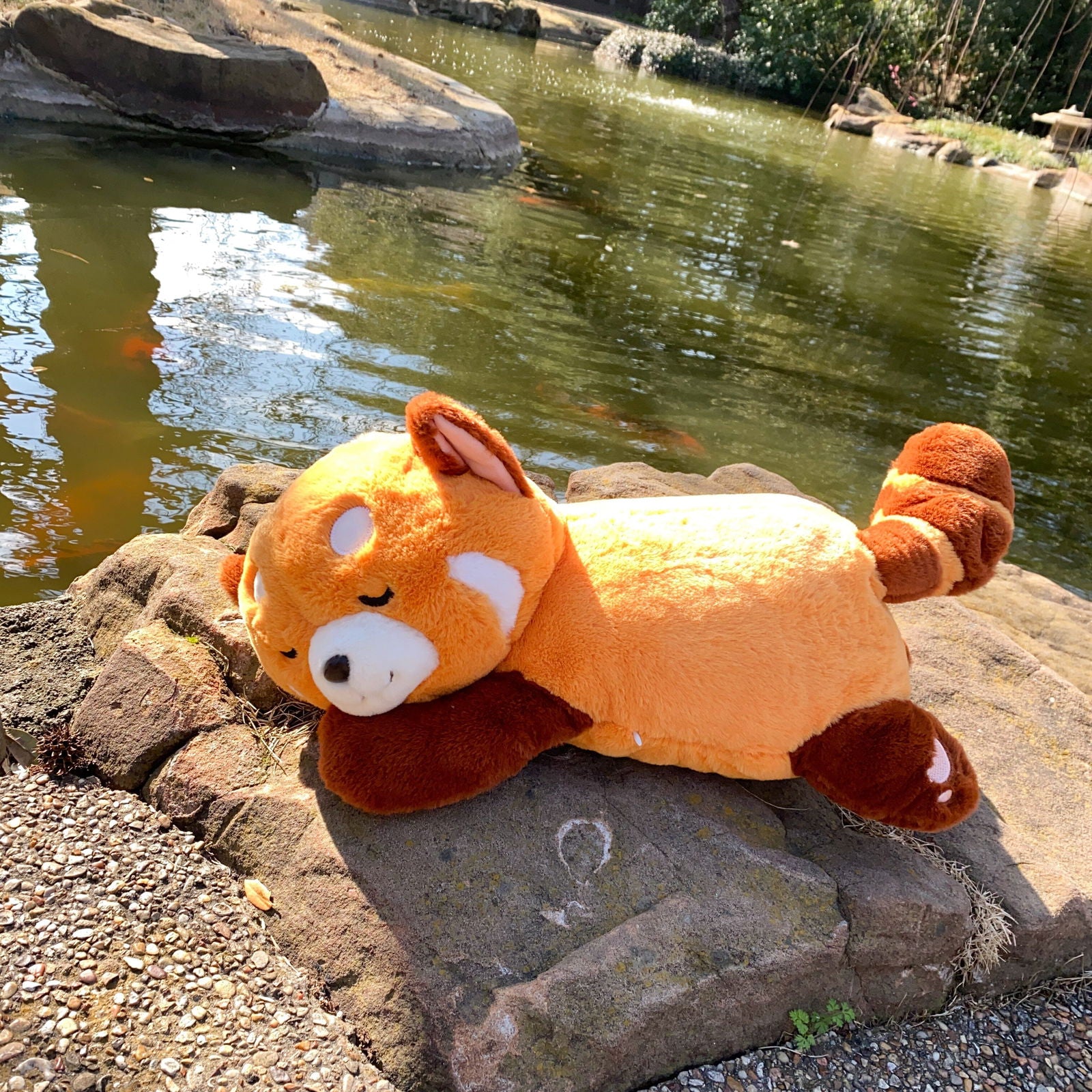 Sleeping Red Panda Plush - The Autistic Innovator